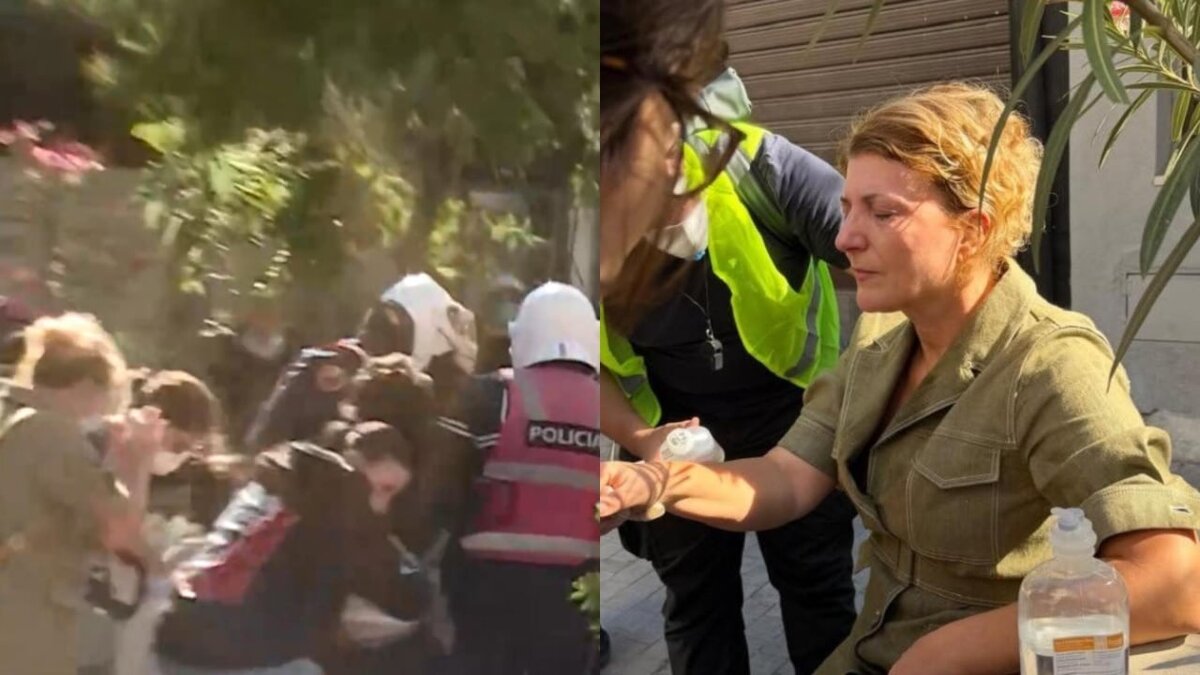 Lëndohet në protestë Enkelejda Olldashi, bashkëshortja e ish-deputetit Sokol Olldashi