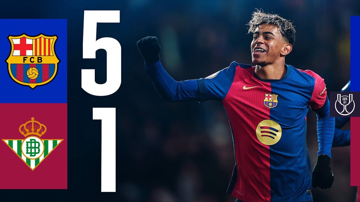 Barcelona shkërmoq Betisin dhe regjistron fitoren e nëntë radhazi në La Liga